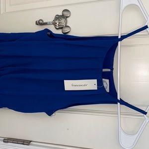 Francesca’s Solid Blue Dress